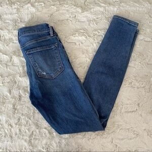 FRAME Blue Le Skinny de Jeanne Skinny Jeans 25